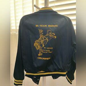 vintage satin jacket